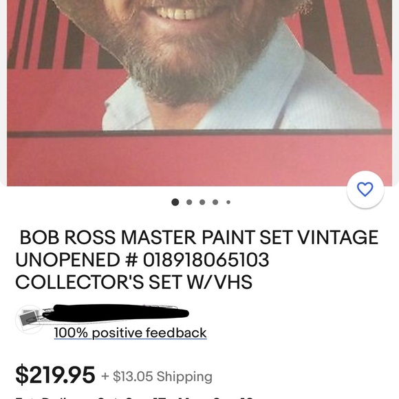 Vintage Bob Ross Master Paint Set - New Unopened Collector’s Set - Picture 7 of 7